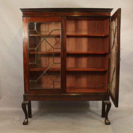 Beeindruckende antike georgianische Mahagoni Vitrine George III England 1770