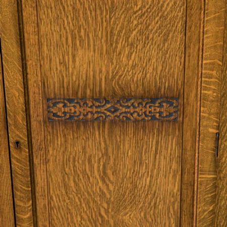 Original antiker englischer Eichen Bücherschrank 1920