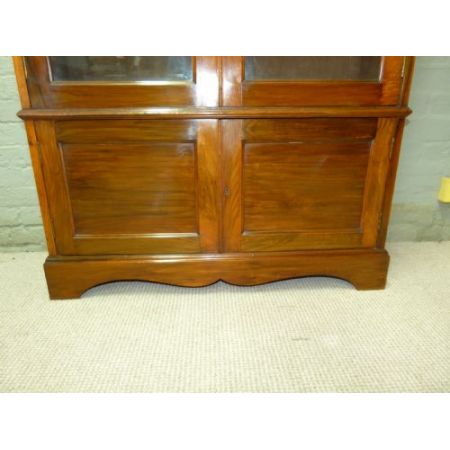 Fantastische antike Nussbaum Vitrine englisch ca 1900