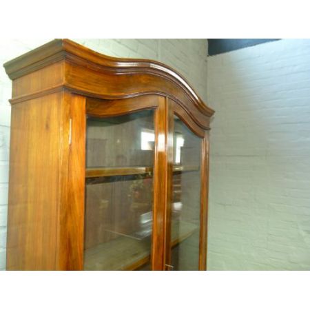 Fantastische antike Nussbaum Vitrine englisch ca 1900