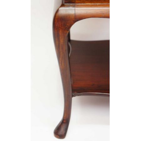 Edwardianisches Regency Revival Mahagoni Bücherregal original antik  