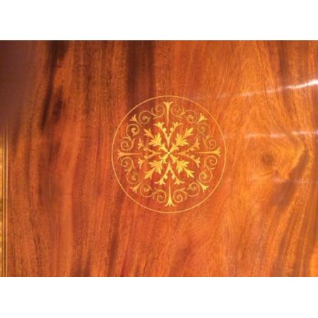 Original antikes englisches Mahagoni Drehbücherregal edwardianisch ca 1900