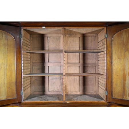 Großer original antiker georgianischer Mahagoni Bücherschrank ca 1800