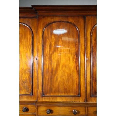 Großer original antiker georgianischer Mahagoni Bücherschrank ca 1800