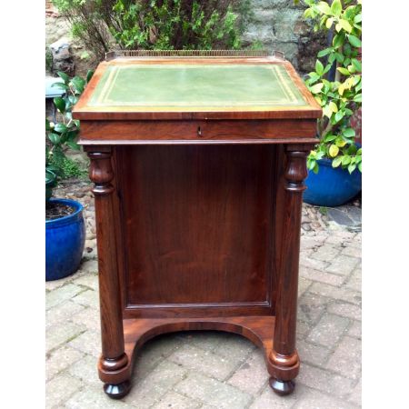 Einmaliger Regency Palisander Davenport Schreibtisch englisch ca 1800