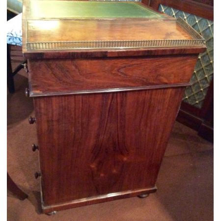 Einmaliger Regency Palisander Davenport Schreibtisch englisch ca 1800