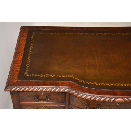 Fantastischer antiker Mahagoni Schreibtisch englisch 1890