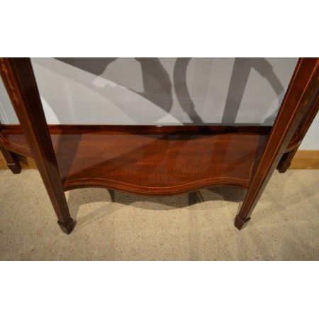 Original antike Mahagoni Vitrine englisch Maple & Co ca 1900