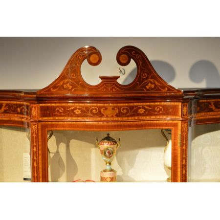 Original antike Mahagoni Vitrine englisch Maple & Co ca 1900