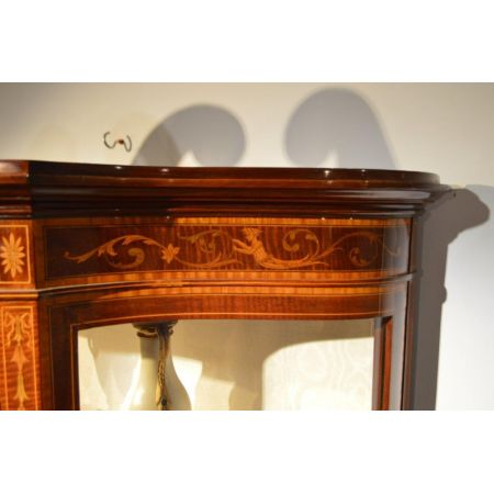 Original antike Mahagoni Vitrine englisch Maple & Co ca 1900