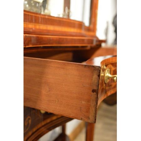 Original antike Mahagoni Vitrine englisch Maple & Co ca 1900