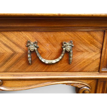 Original antiker britischer Mahagoni Schreibtisch ca 1920