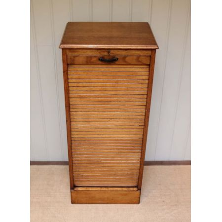 Praktisches englisches Filing Cabinet Eiche Aktenschrank antikca 1920