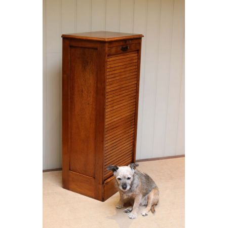 Praktisches englisches Filing Cabinet Eiche Aktenschrank antikca 1920