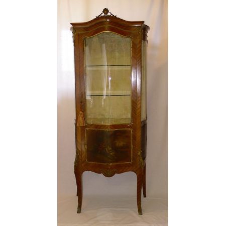 Original antike französische Vernis Martin cabinet
