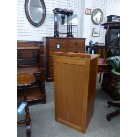 Tolles antikes englisches Massivholz Filing Cabinet 1920