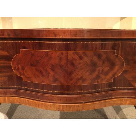 Original antike edwardianische Mahagoni Vitrine englisch von Maple & Co. ca 1900