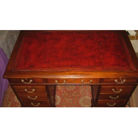 Stilvoller edwardianischer antiker Mahagoni Schreibtisch englisch 1910