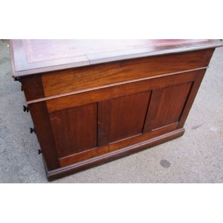 Edwardianischer, original antiker Mahagoni Partner Schreibtisch englisch ca 1890