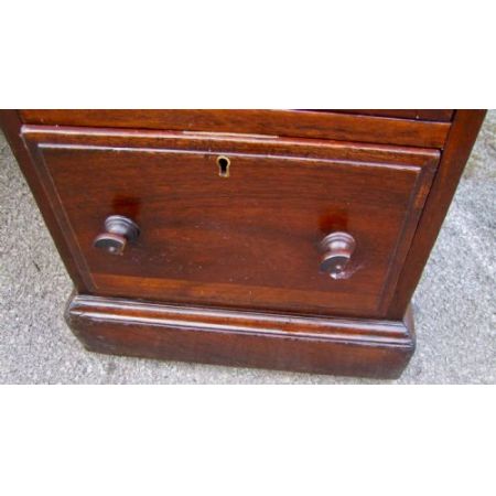 Edwardianischer, original antiker Mahagoni Partner Schreibtisch englisch ca 1890