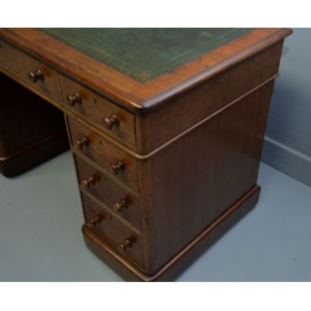 Viktorianischer original antiker Mahagoni Schreibtisch englisch ca 1860