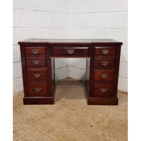 Wunderbarer antiker edwardianischer Mahagoni Schreibtisch englisch 1900