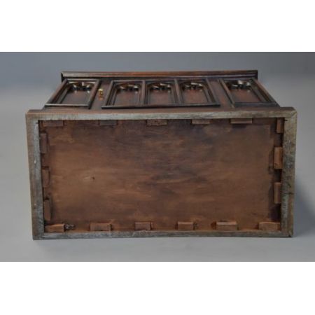 Herrliches antikes gotisches Eichen Sideboard englisch ca 1900