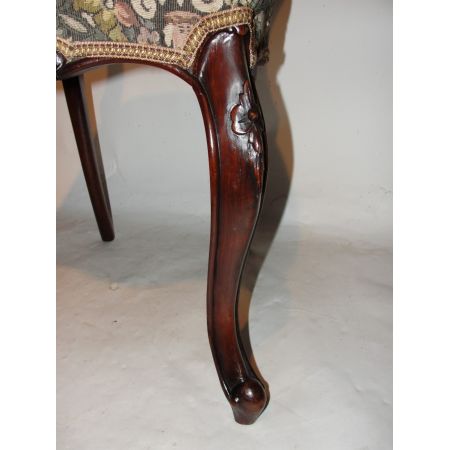 6 Stk original viktorianische Palisander Küchenstühle englisch ca 1845