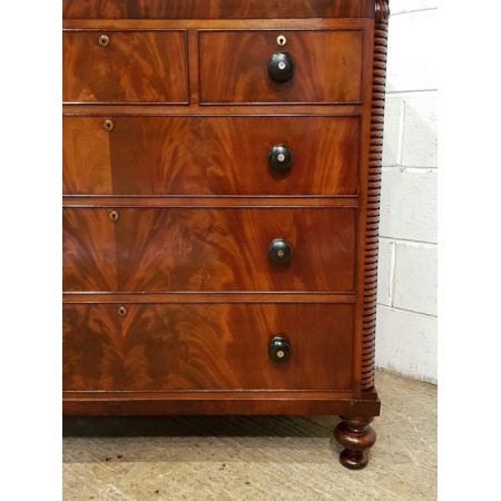 Feine viktorianische antike Mahagoni Kommode englisch 1850