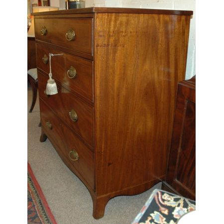 Großartige georgianische antike Mahagoni Kommode britisch 1780