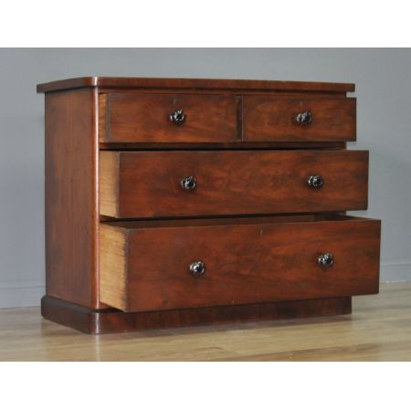 Kleine antike original viktorianische Mahagoni Kommode englisch ca 1850