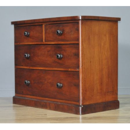 Kleine antike original viktorianische Mahagoni Kommode englisch ca 1850