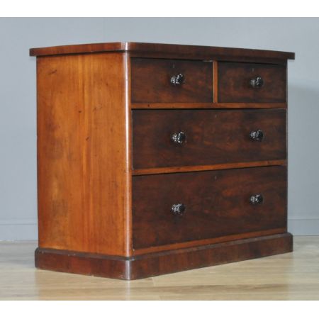 Kleine antike original viktorianische Mahagoni Kommode englisch ca 1850