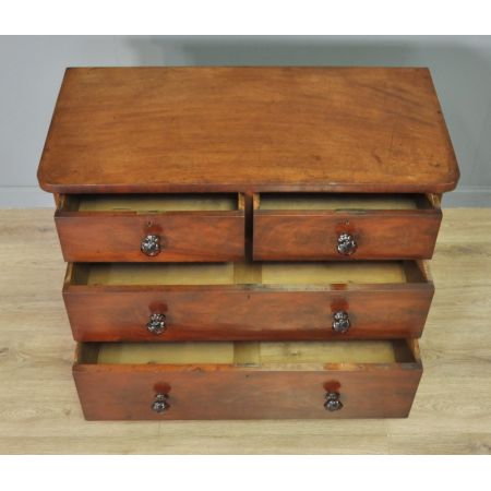 Kleine antike original viktorianische Mahagoni Kommode englisch ca 1850