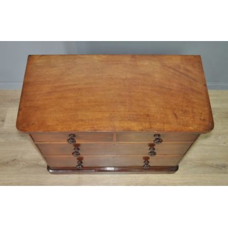 Kleine antike original viktorianische Mahagoni Kommode englisch ca 1850