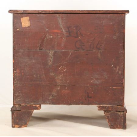 Georgianische englische Mahagoni Kommode original antik ca 1770