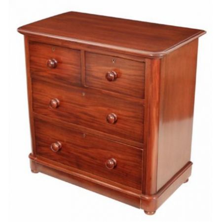 Original antike viktorianische Mahagoni Kommode britisch ca 1860