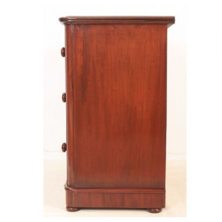 Original antike viktorianische Mahagoni Kommode britisch ca 1860