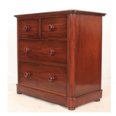 Original antike viktorianische Mahagoni Kommode britisch ca 1860