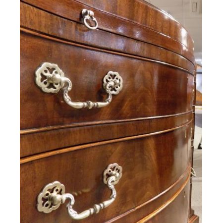 Herrliche antike englische Mahagoni Chippendale Kommode ca 1900