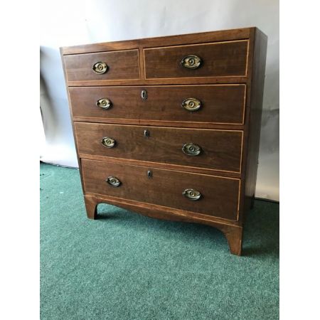 Kleine original antike Mahagoni Kommode englisch ca 1820