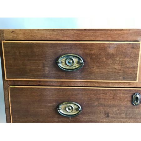 Kleine original antike Mahagoni Kommode englisch ca 1820