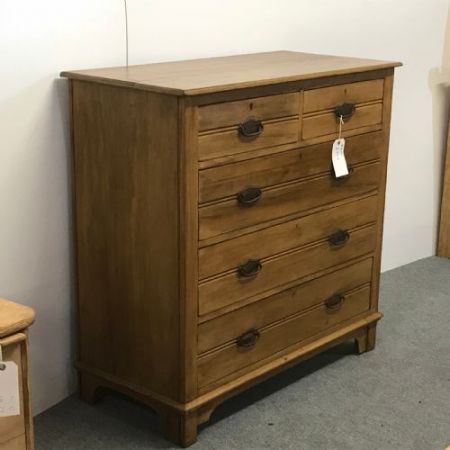 Große, original antike Kommode Nussbaum englisch ca 1920