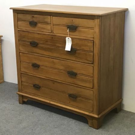 Große, original antike Kommode Nussbaum englisch ca 1920