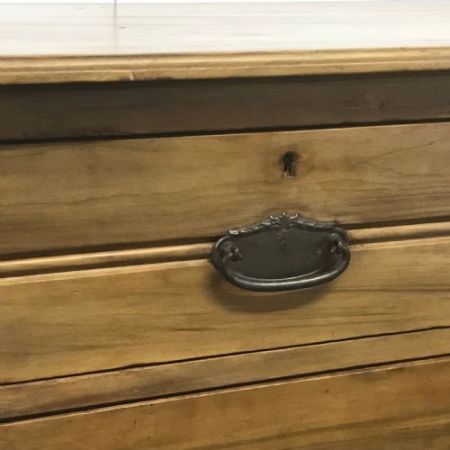 Große, original antike Kommode Nussbaum englisch ca 1920