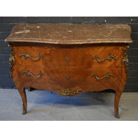 Original antike französische Kommode Massivholz ca 1910