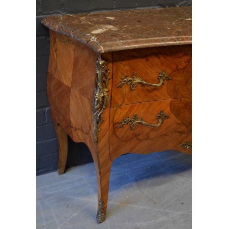 Original antike französische Kommode Massivholz ca 1910