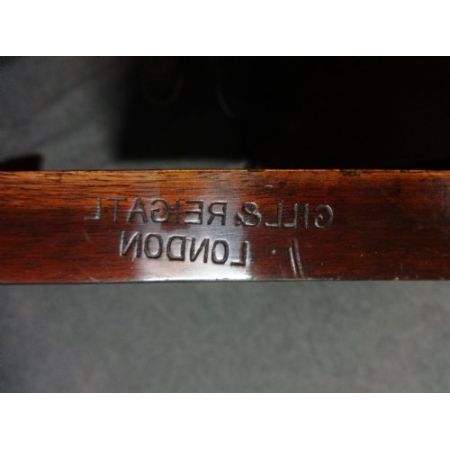 Original britisches Mahagoni Sideboard antik Gill & Reigate ca 1900