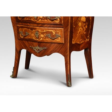 Original antike Königsholz Kommode Marmor Frankreich 1890