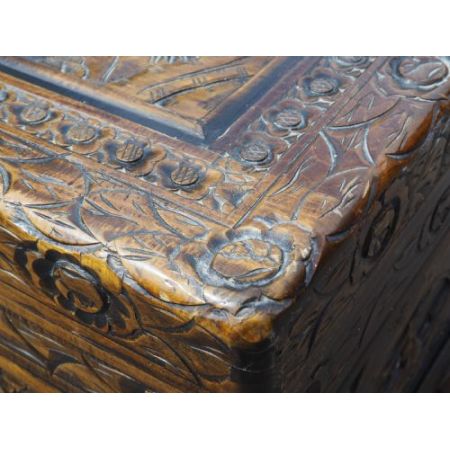 Einmalige Chinesische Kampfer Truhe Kiste antik ca 1920